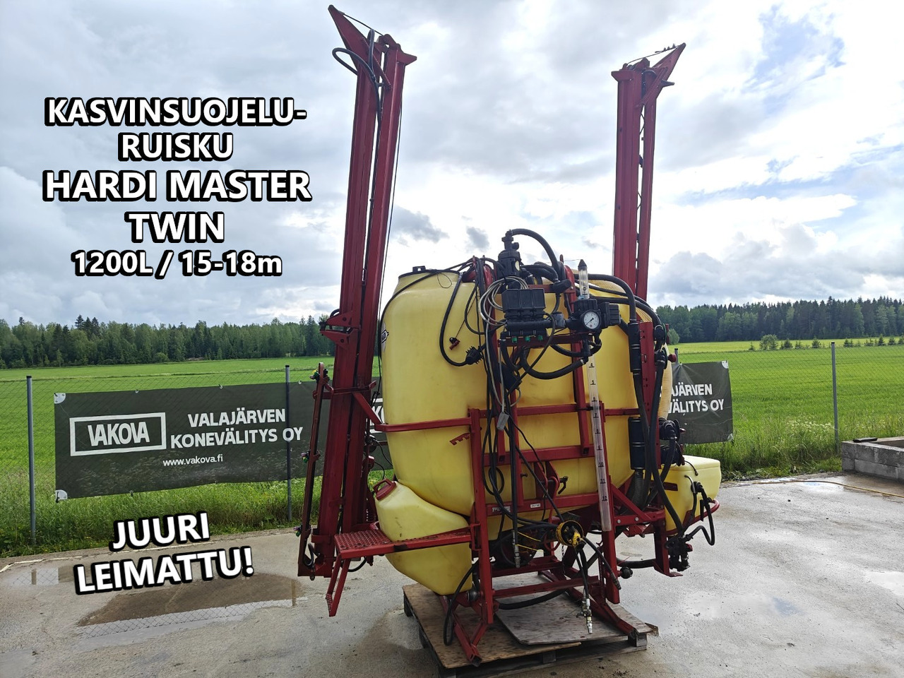 HARDI Hardi Master 1200L - 15-18m - Katsastettu - Kasvinsuojeluruisku - Pulverizador suspendido: foto 1 HARDI Hardi Master 1200L - 15-18m - Katsastettu - Kasvinsuojeluruisku - Pulverizador suspendido: foto 1