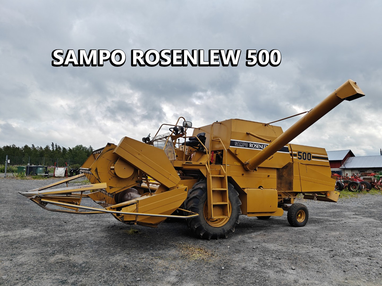 Sampo Rosenlew 500 - Cosechadora de granos: foto 1 Sampo Rosenlew 500 - Cosechadora de granos: foto 1