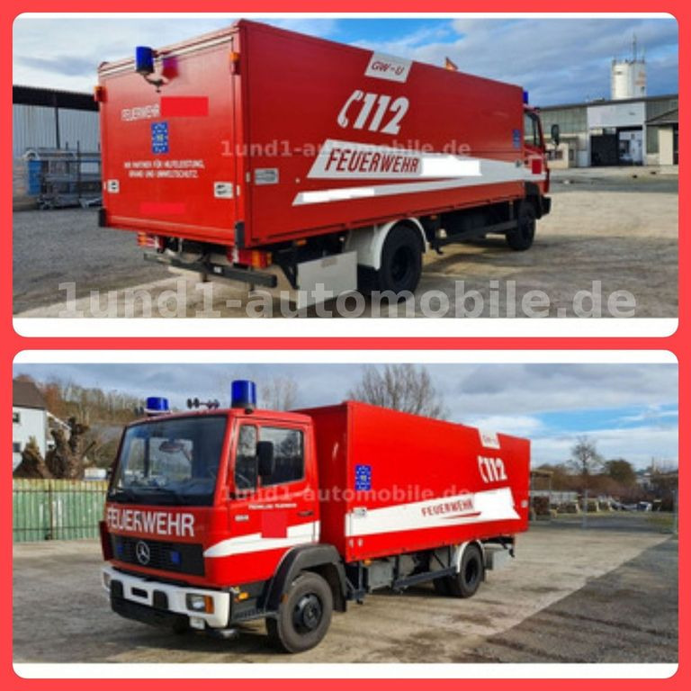 Mercedes-Benz 814 Feuerwehr GWG Edelstahl nur orig. 16.200km 814 Feuerwehr GWG Edelstahl nur orig. 16.200km - Camión de bomberos: foto 1 Mercedes-Benz 814 Feuerwehr GWG Edelstahl nur orig. 16.200km 814 Feuerwehr GWG Edelstahl nur orig. 16.200km - Camión de bomberos: foto 1