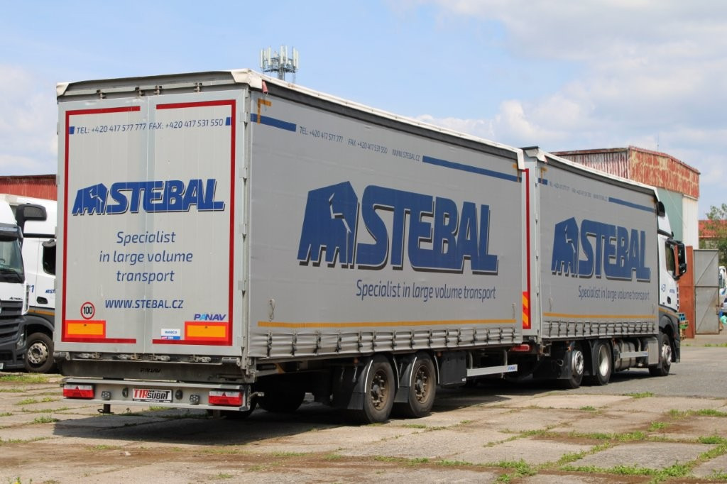 Mercedes-Benz Actros 2542 NAVIGACE + PANAV TVK 18 M (8,20m x 2,4 - Camión lona, Remolque con toldo: foto 4 Mercedes-Benz Actros 2542 NAVIGACE + PANAV TVK 18 M (8,20m x 2,4 - Camión lona, Remolque con toldo: foto 4