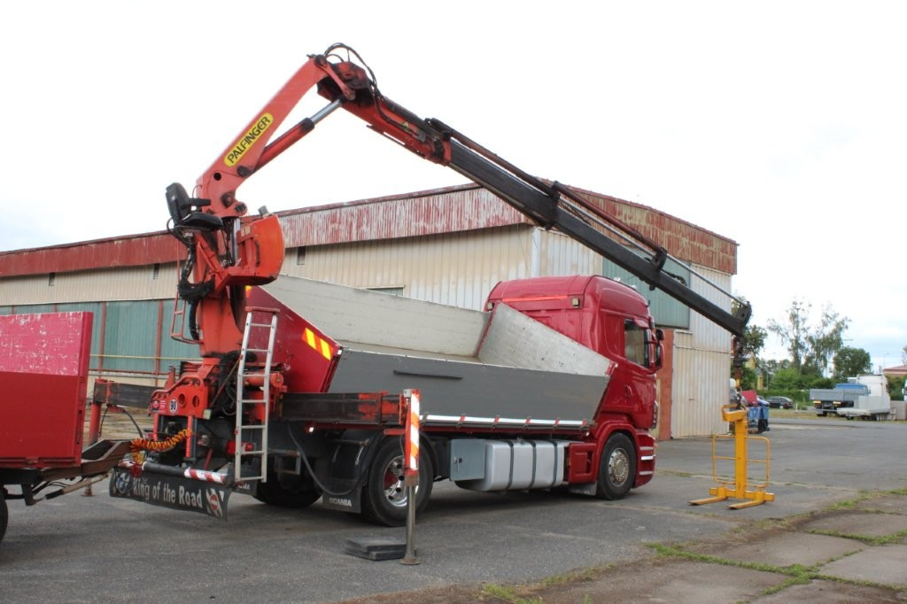 Camión volquete, Camión grúa SCANIA R480 PALFINGER PK16000, EURO 5, CRANE FORKS: foto 10
