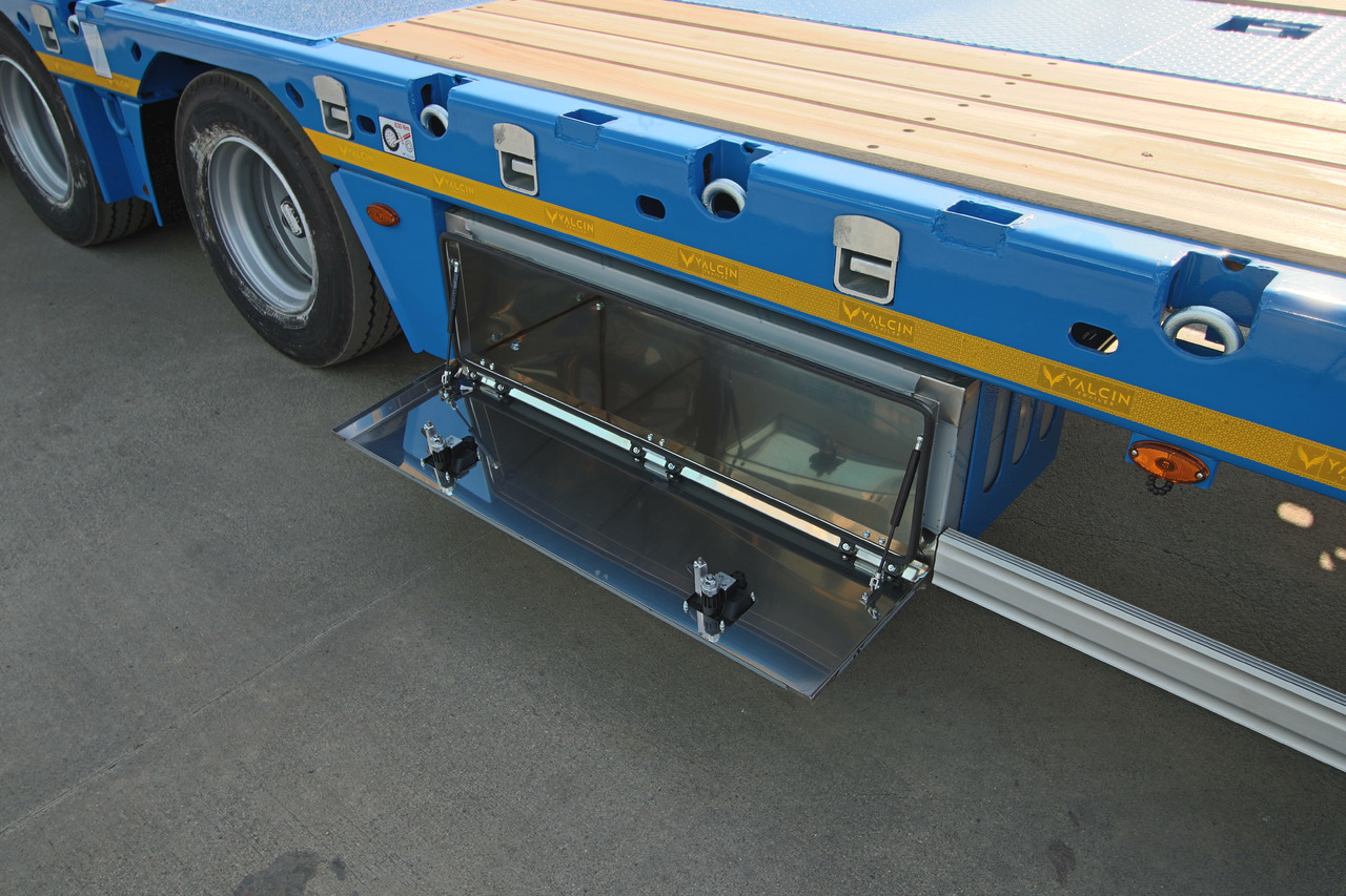 Semirremolque góndola rebajadas para transporte de equipos pesados nuevo YALCIN 3 ESSIEUX STD: foto 7
