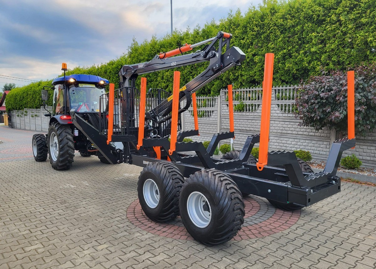 LOVOL Zestaw Traktor LOVOL M755 Przyczepa do drewna BMF 8TPro Stan Nowy Fabryczny - Procesadora forestal: foto 3 LOVOL Zestaw Traktor LOVOL M755 Przyczepa do drewna BMF 8TPro Stan Nowy Fabryczny - Procesadora forestal: foto 3