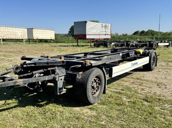 Krone AZ/DB07CLNF/18E Krone Lafette - Remolque portacontenedore/ Intercambiable: foto 1 Krone AZ/DB07CLNF/18E Krone Lafette - Remolque portacontenedore/ Intercambiable: foto 1