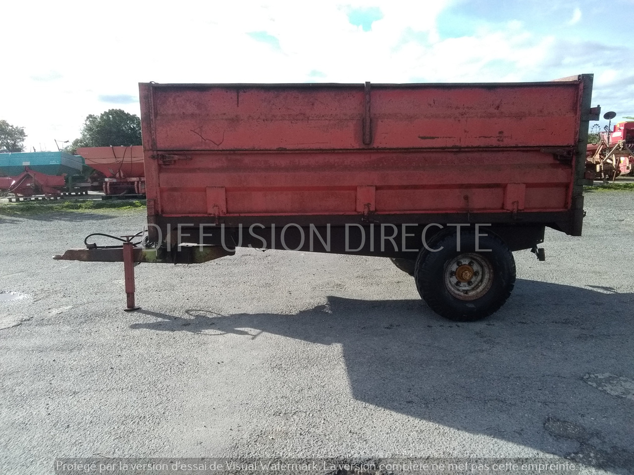 GOYER-CEMA BENNE AGRICOLE 49 - Remolque plataforma/ Caja abierta: foto 2 GOYER-CEMA BENNE AGRICOLE 49 - Remolque plataforma/ Caja abierta: foto 2