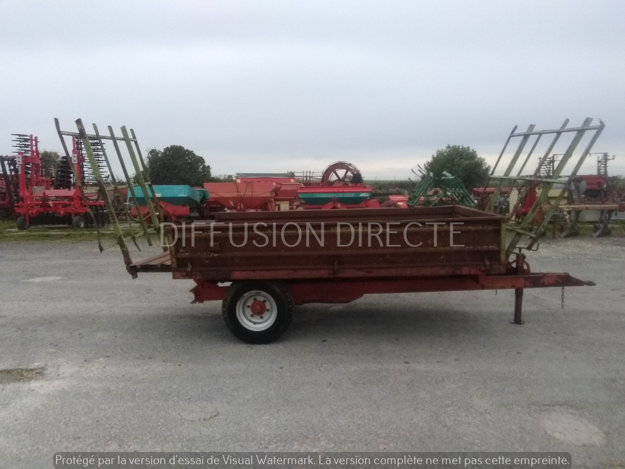 GRUAU REMORQUE AGRICOLE G 400 - Remolque plataforma agrícola: foto 4 GRUAU REMORQUE AGRICOLE G 400 - Remolque plataforma agrícola: foto 4