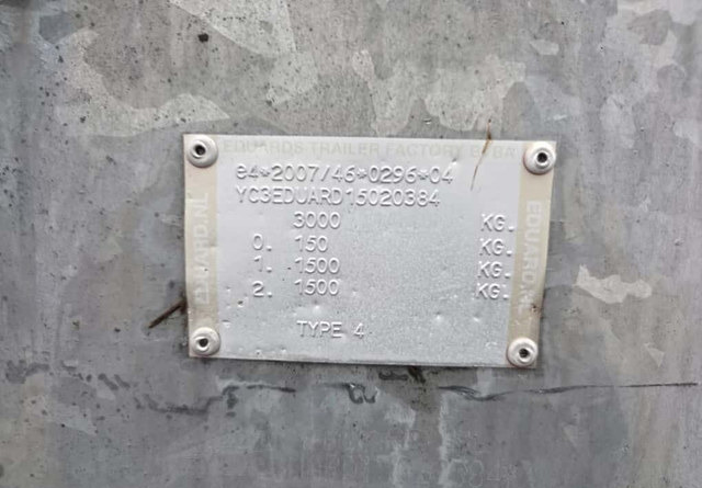 Remolque plataforma/ Caja abierta EduardP4 3000kg: foto 13 Remolque plataforma/ Caja abierta EduardP4 3000kg: foto 13