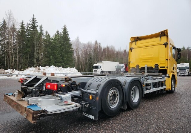 Scania R410 CNG / CBG 6x2 - Camión portacontenedore/ Intercambiable: foto 4 Scania R410 CNG / CBG 6x2 - Camión portacontenedore/ Intercambiable: foto 4