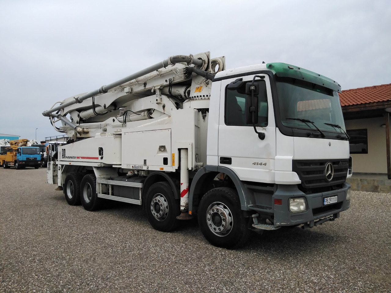 Mercedes-Benz ACTROS 4144 PUTZMEISTER M42 - Camión bomba de hormigón: foto 1 Mercedes-Benz ACTROS 4144 PUTZMEISTER M42 - Camión bomba de hormigón: foto 1
