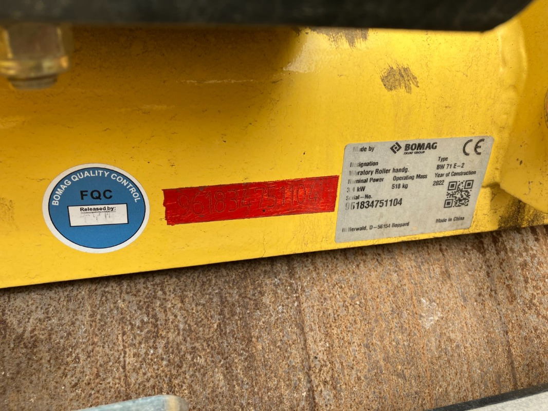 BOMAG CN BW 71 E-2 HATZ STAGE - Rodillo: foto 4 BOMAG CN BW 71 E-2 HATZ STAGE - Rodillo: foto 4