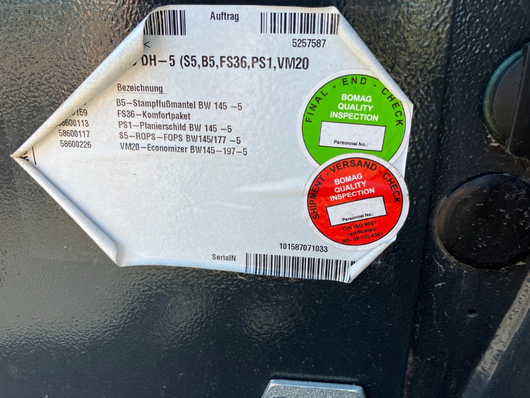 BOMAG DE BW 145 DH-5 Stage V/Tier 4f - Rodillo: foto 3 BOMAG DE BW 145 DH-5 Stage V/Tier 4f - Rodillo: foto 3