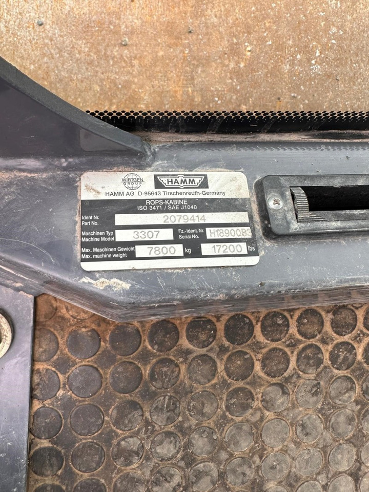 HAMM 3307 - Compactador: foto 3 HAMM 3307 - Compactador: foto 3
