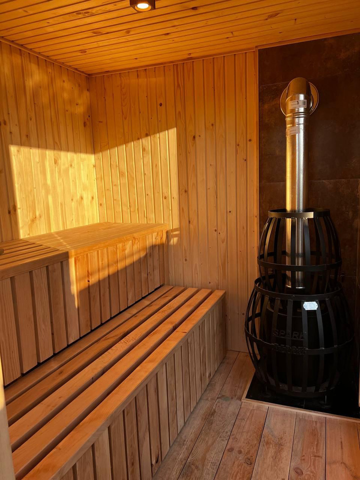 IDEX Sauna 200x220x200 cm – Compact Outdoor or Indoor Sauna Cabin Mobile Sauna - Caja móvil/ Contenedor: foto 4 IDEX Sauna 200x220x200 cm – Compact Outdoor or Indoor Sauna Cabin Mobile Sauna - Caja móvil/ Contenedor: foto 4