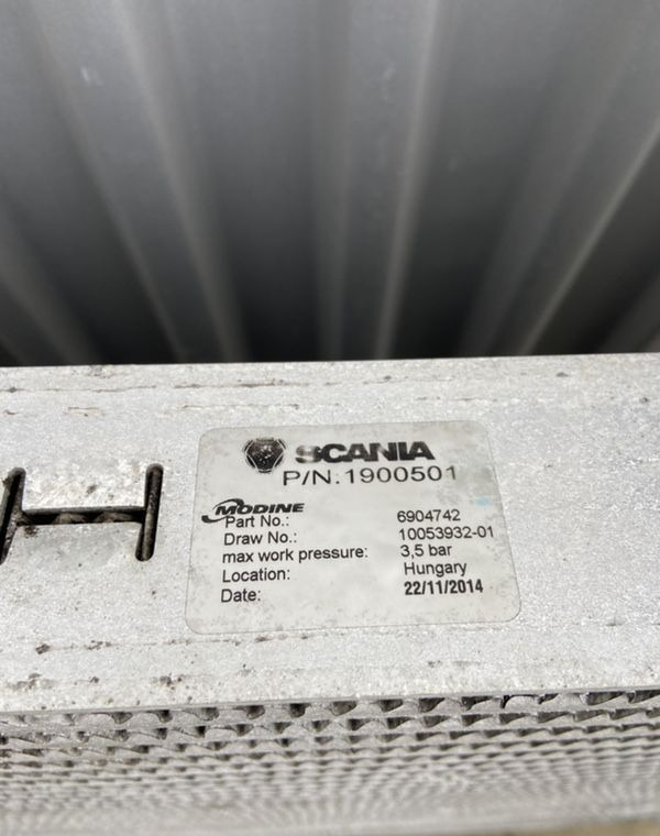 Intercooler Scania G euro 6 chłodnica powietrza 1902444 - Intercooler para Camión: foto 3 Intercooler Scania G euro 6 chłodnica powietrza 1902444 - Intercooler para Camión: foto 3
