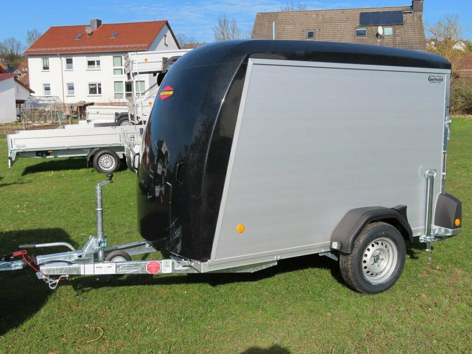 Böckmann KT-PB-AL Kofferanhänge Flügeltür PKW Anhänger, 100 km/h - Remolque caja cerrada: foto 1 Böckmann KT-PB-AL Kofferanhänge Flügeltür PKW Anhänger, 100 km/h - Remolque caja cerrada: foto 1