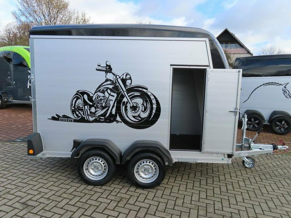 Böckmann KT-PB-AL Kofferanhänge Flügeltür PKW Anhänger - Remolque para moto: foto 1 Böckmann KT-PB-AL Kofferanhänge Flügeltür PKW Anhänger - Remolque para moto: foto 1