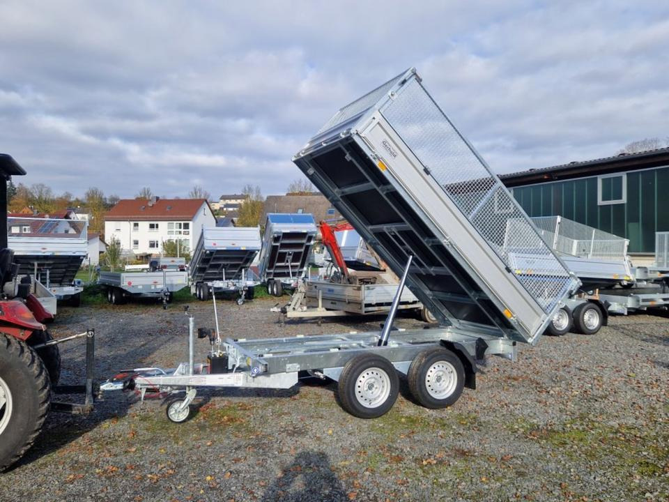 Böckmann Kipper PKW Anhänger RK-AL 3016/27 Gitteraufsatz EsayKipp - Remolque volquete: foto 1 Böckmann Kipper PKW Anhänger RK-AL 3016/27 Gitteraufsatz EsayKipp - Remolque volquete: foto 1