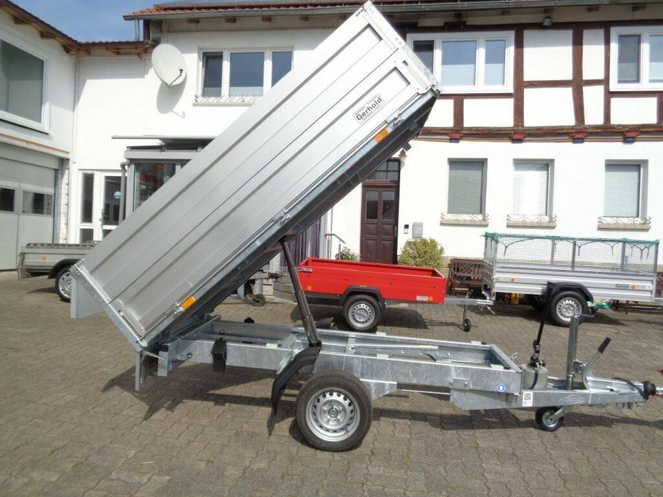 Böckmann PKW-Anhänger, 1,5 to. Rückwärtskipper, Kastenaufsatz - Remolque volquete: foto 1 Böckmann PKW-Anhänger, 1,5 to. Rückwärtskipper, Kastenaufsatz - Remolque volquete: foto 1