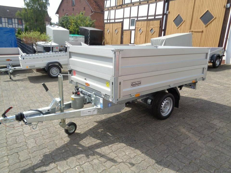 Böckmann PKW-Anhänger, 1,5 to. Rückwärtskipper, Kastenaufsatz - Remolque volquete: foto 2 Böckmann PKW-Anhänger, 1,5 to. Rückwärtskipper, Kastenaufsatz - Remolque volquete: foto 2