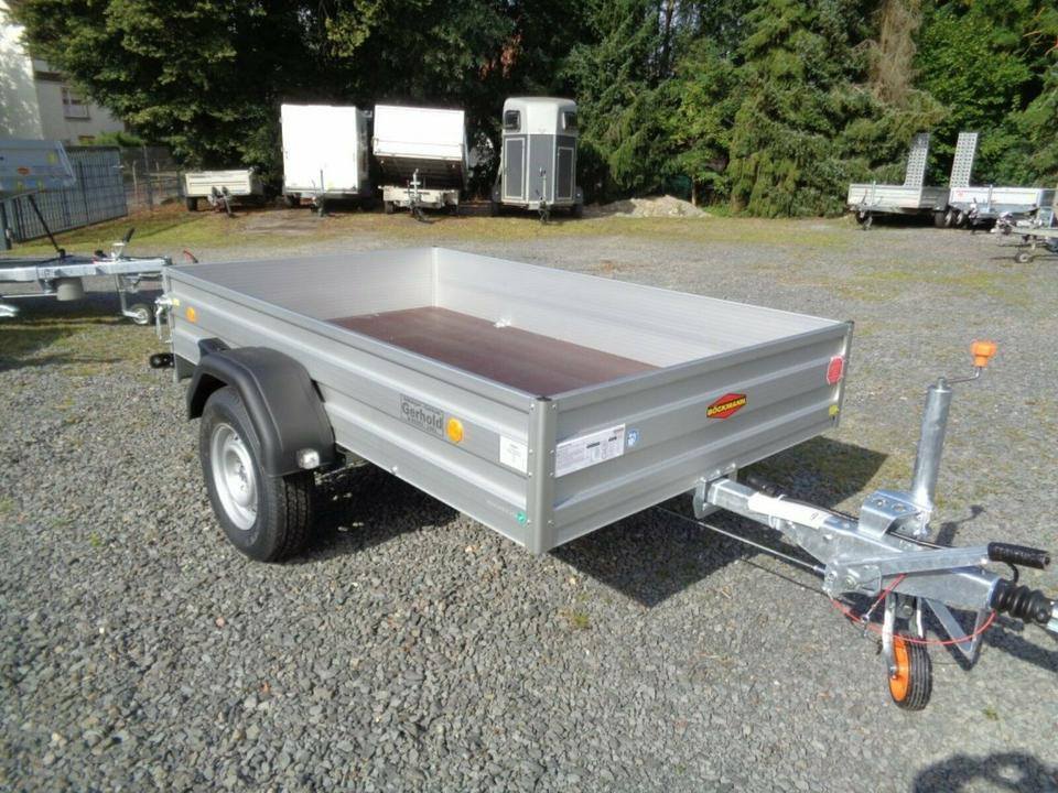 Remolque de coche Böckmann PKW-Anhänger, 1500 kg, Alubordwände 100 km/h: foto 10