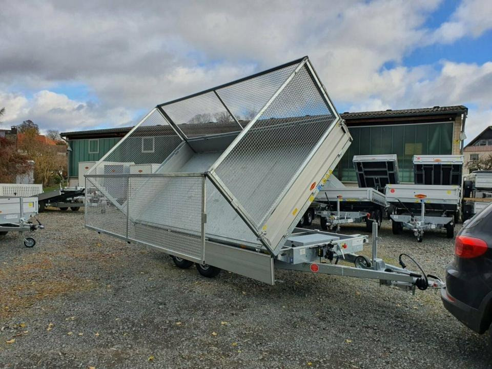 Böckmann PKW-Anhänger 3,5to, Dreiseitenkipper, Gitter - Remolque volquete: foto 4 Böckmann PKW-Anhänger 3,5to, Dreiseitenkipper, Gitter - Remolque volquete: foto 4