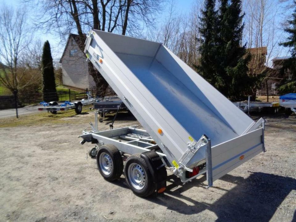 Böckmann PKW-Anhänger, Dreiseitenkipper, 2,7 to. - Remolque volquete: foto 4 Böckmann PKW-Anhänger, Dreiseitenkipper, 2,7 to. - Remolque volquete: foto 4