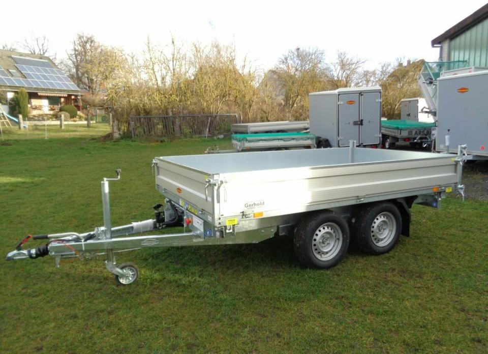 Böckmann PKW-Anhänger E-Pumpe Dreiseitenkipper 2,7 to Blechcover - Remolque volquete: foto 2 Böckmann PKW-Anhänger E-Pumpe Dreiseitenkipper 2,7 to Blechcover - Remolque volquete: foto 2