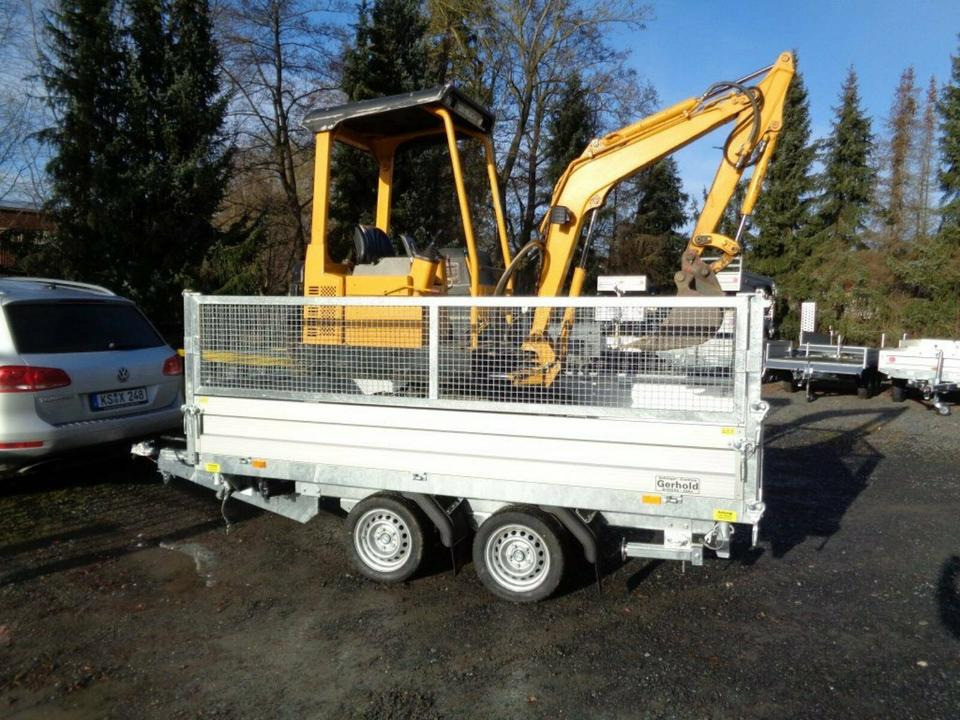 Böckmann PKW-Anhänger, Elektro-Dreiseitenkipper, 3,0 to. Auffahr - Remolque volquete: foto 1 Böckmann PKW-Anhänger, Elektro-Dreiseitenkipper, 3,0 to. Auffahr - Remolque volquete: foto 1