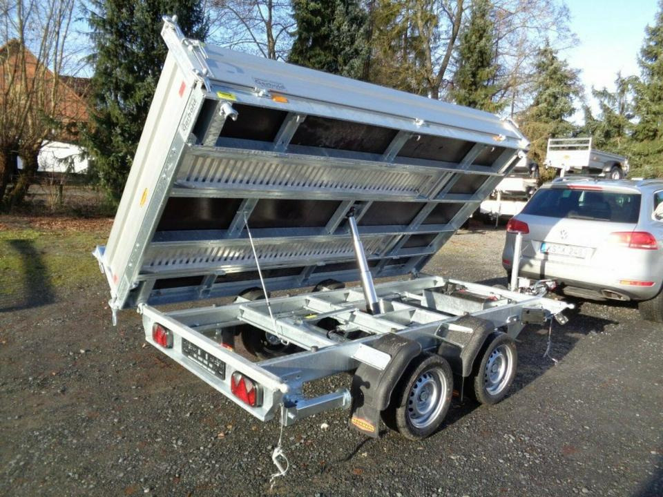 Böckmann PKW-Anhänger, Elektro-Dreiseitenkipper, 3,0 to. Auffahr - Remolque volquete: foto 3 Böckmann PKW-Anhänger, Elektro-Dreiseitenkipper, 3,0 to. Auffahr - Remolque volquete: foto 3