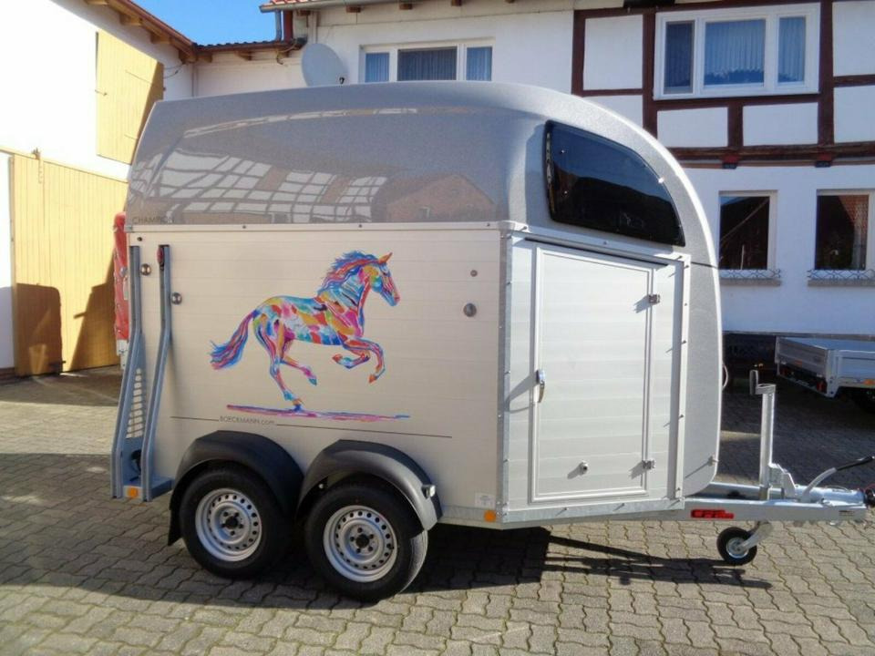 Böckmann Pferdeanhänger, Champion R, ALUBODEN, SaKa, 100 km/h - Remolque para caballos: foto 1 Böckmann Pferdeanhänger, Champion R, ALUBODEN, SaKa, 100 km/h - Remolque para caballos: foto 1