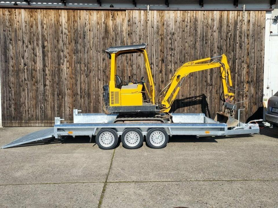 Maschinentransporter 3,5t, PKW-Anhänger 4,8 x 1,8m Mieten Leihen - Remolque porta maquinaria: foto 1 Maschinentransporter 3,5t, PKW-Anhänger 4,8 x 1,8m Mieten Leihen - Remolque porta maquinaria: foto 1