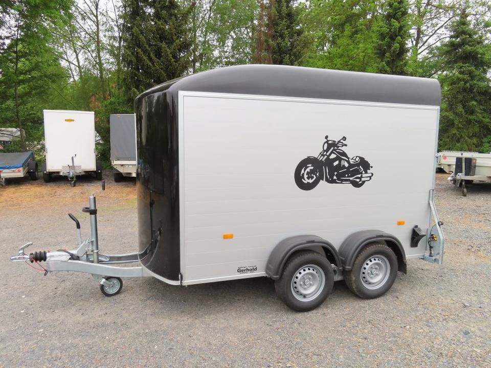PKW Anhänger, Alu-Koffer,100 km/h,Kombiklappe,Seitentür,2,0 to. - Remolque para moto: foto 2 PKW Anhänger, Alu-Koffer,100 km/h,Kombiklappe,Seitentür,2,0 to. - Remolque para moto: foto 2