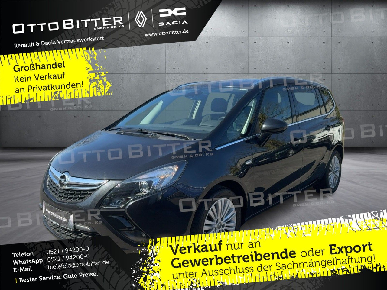Opel Zafira Tourer C 1.6 Innovation CNG ERDGAS 7SITZE - Furgoneta de pasajeros: foto 1 Opel Zafira Tourer C 1.6 Innovation CNG ERDGAS 7SITZE - Furgoneta de pasajeros: foto 1