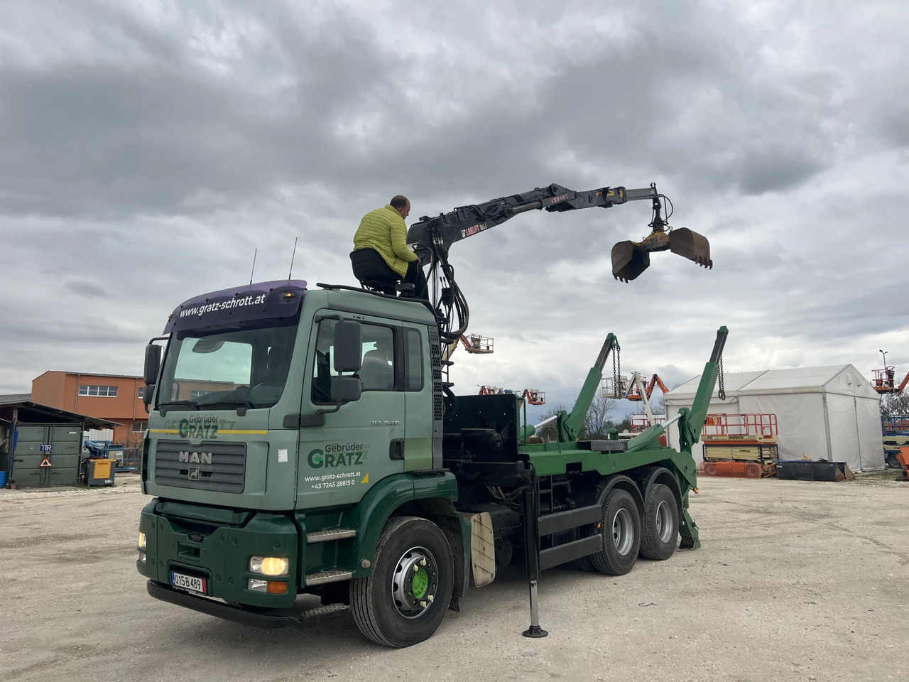 Camión volquete, Camión grúa Man Tga 6х4, Самосвал с Кран: foto 16 Camión volquete, Camión grúa Man Tga 6х4, Самосвал с Кран: foto 16