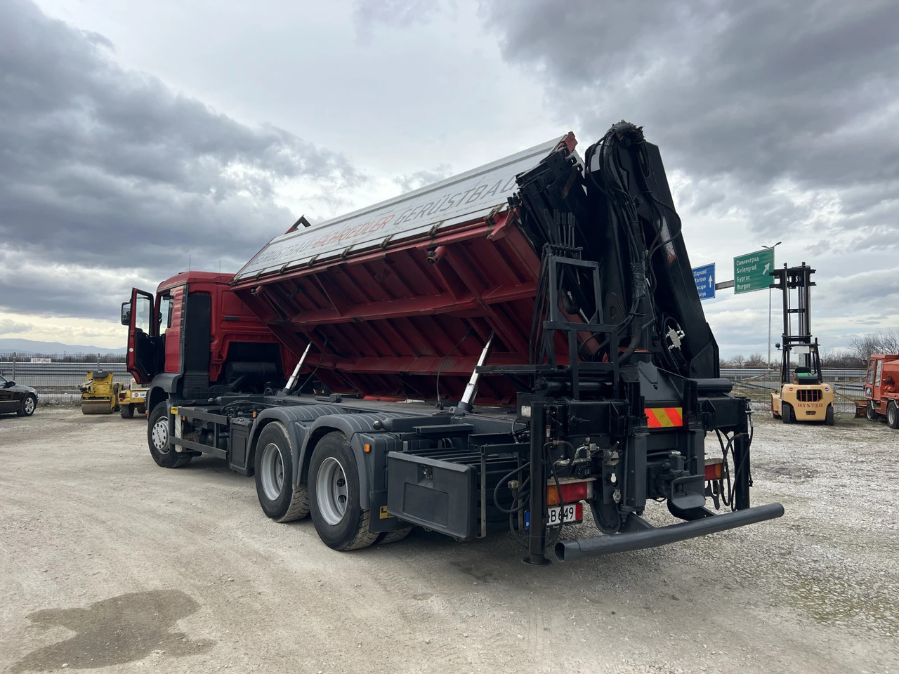 Camión volquete, Camión grúa Man Tga 6х4, Самосвал с Кран: foto 7 Camión volquete, Camión grúa Man Tga 6х4, Самосвал с Кран: foto 7