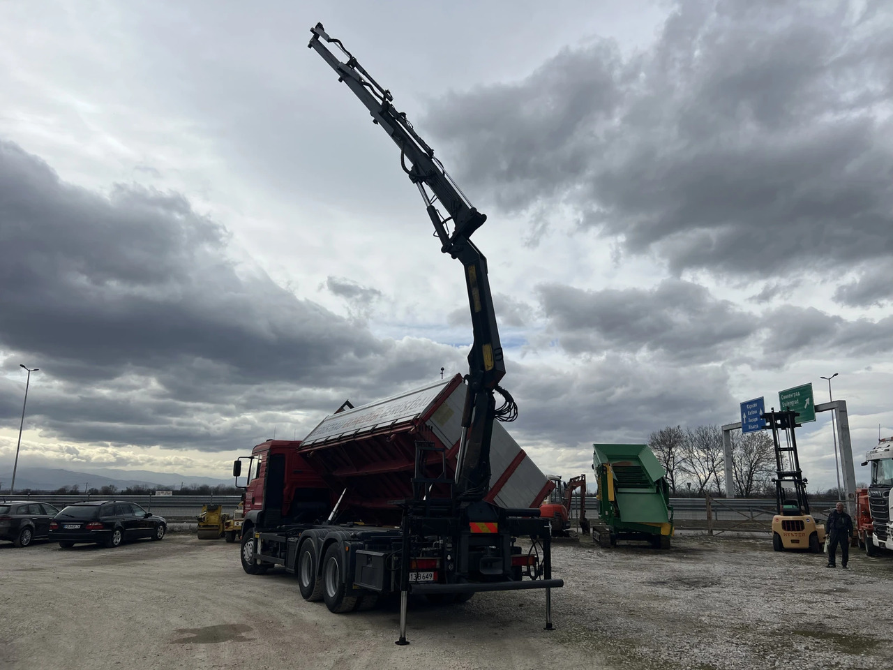 Camión volquete, Camión grúa Man Tga 6х4, Самосвал с Кран: foto 6 Camión volquete, Camión grúa Man Tga 6х4, Самосвал с Кран: foto 6