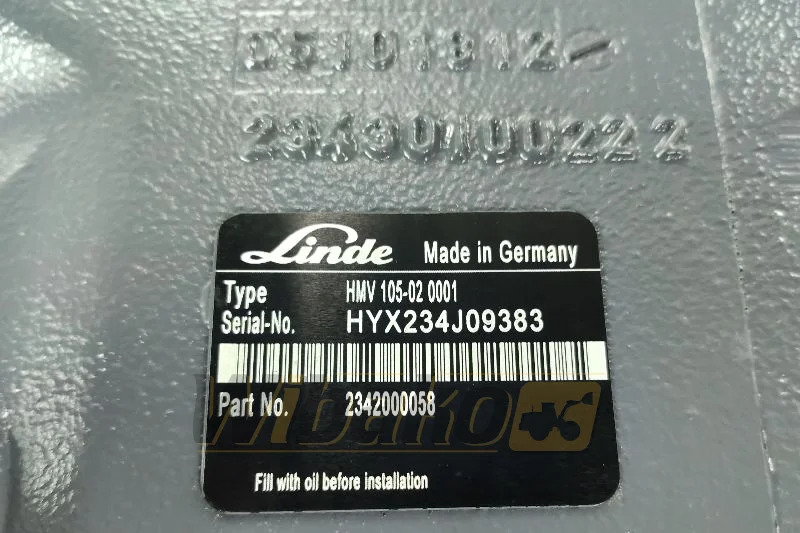 Linde HMV105-02 2342000058 - Motor hidráulico para Maquinaria de construcción: foto 2 Linde HMV105-02 2342000058 - Motor hidráulico para Maquinaria de construcción: foto 2