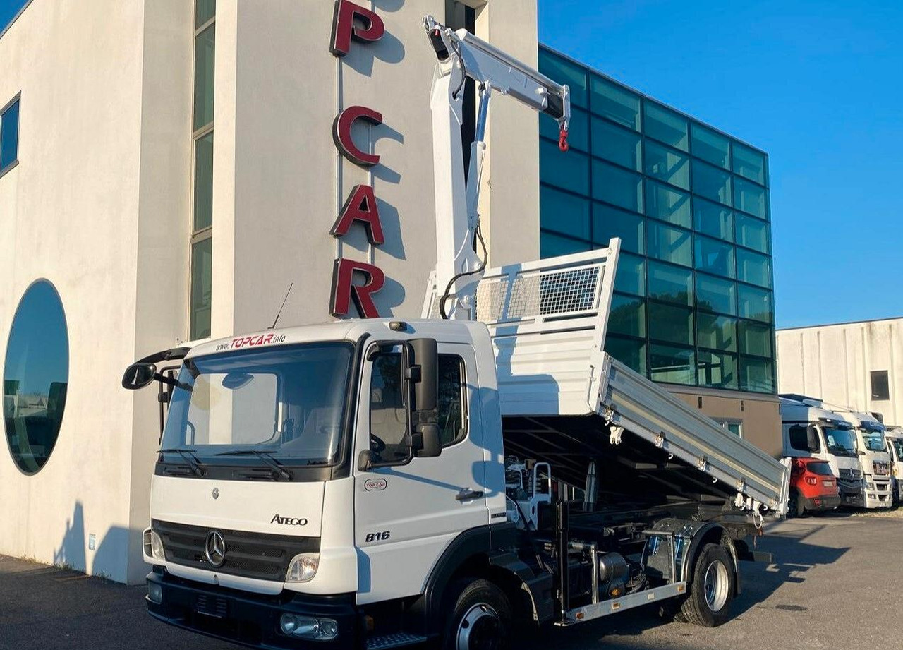 MERCEDES 816 ATEGO CASSONE RIBALTABILE E GRU - Camión volquete, Camión grúa: foto 4 MERCEDES 816 ATEGO CASSONE RIBALTABILE E GRU - Camión volquete, Camión grúa: foto 4