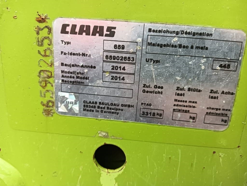 Claas ORBIS 750 - Cabezal de maíz: foto 5 Claas ORBIS 750 - Cabezal de maíz: foto 5