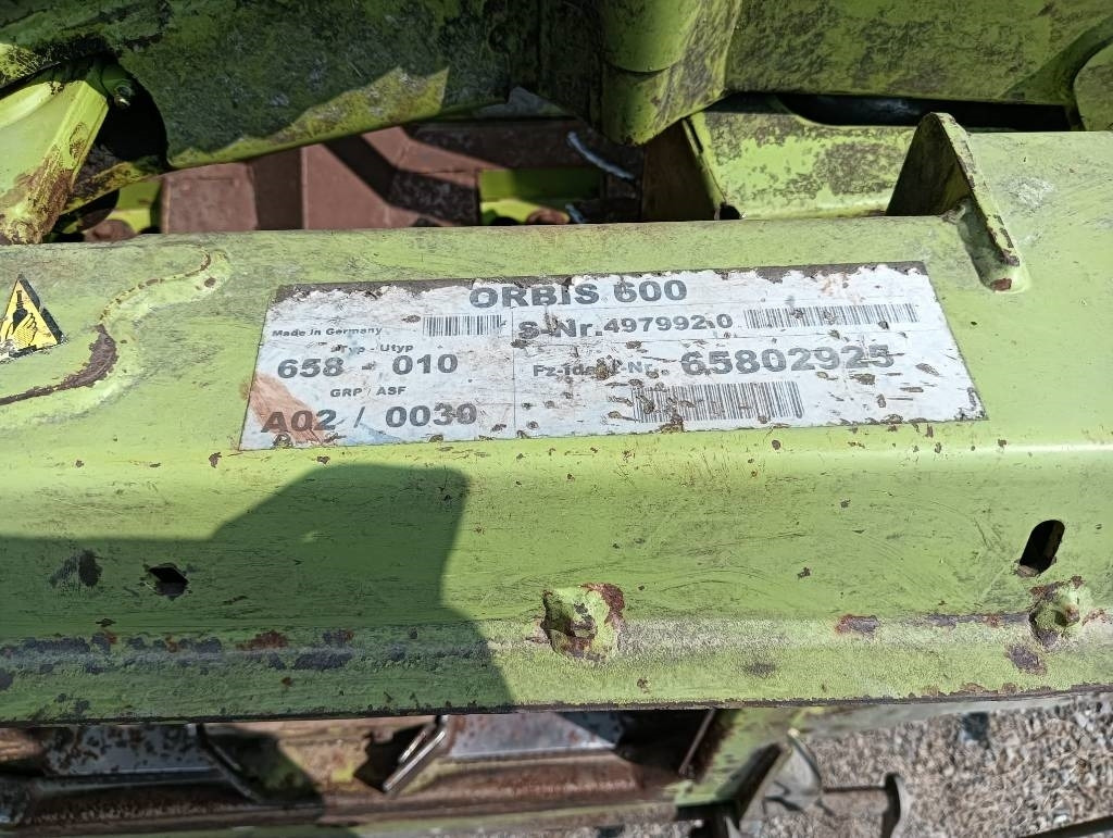 Claas Orbis 600 - Cabezal de maíz: foto 5 Claas Orbis 600 - Cabezal de maíz: foto 5