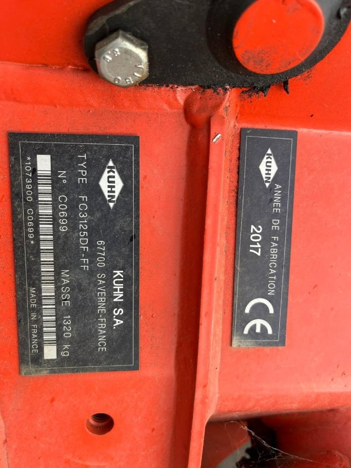 Kuhn 3125 - Segadora: foto 5 Kuhn 3125 - Segadora: foto 5
