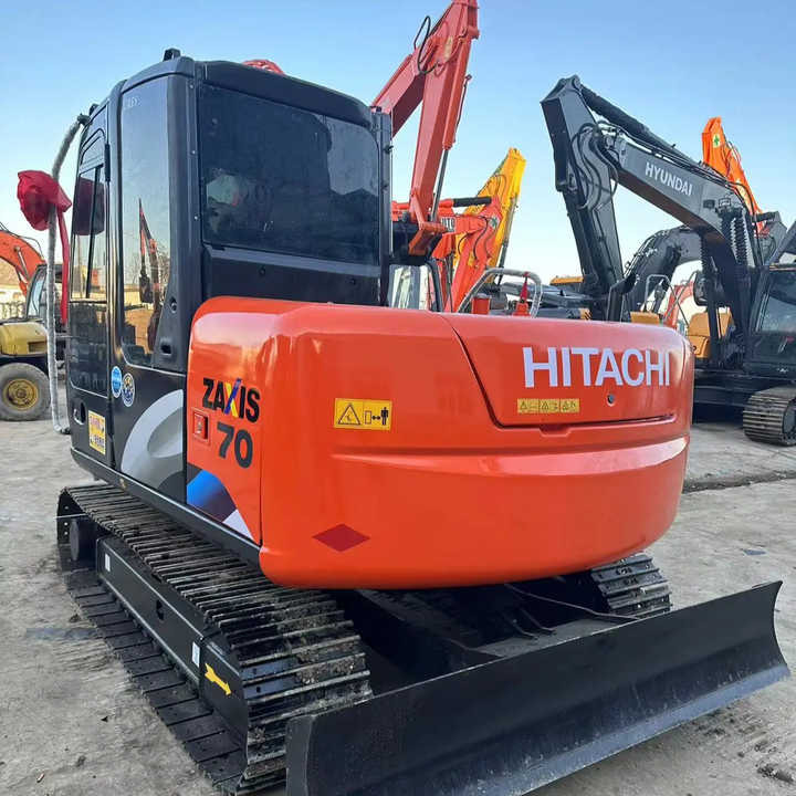 Used Hitachi Excavator ZX70 Japan Import Second Hand Small Crawler ZX70 Excavator for Sale - Excavadora de cadenas: foto 4 Used Hitachi Excavator ZX70 Japan Import Second Hand Small Crawler ZX70 Excavator for Sale - Excavadora de cadenas: foto 4