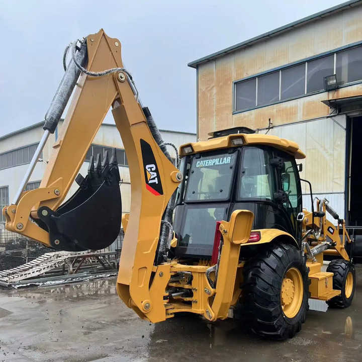 Used Wheel Loader CAT420F Caterpillar 420F Construction Machinery Mini Wheel Skid Steer Loader in Stock - Retroexcavadora: foto 3 Used Wheel Loader CAT420F Caterpillar 420F Construction Machinery Mini Wheel Skid Steer Loader in Stock - Retroexcavadora: foto 3