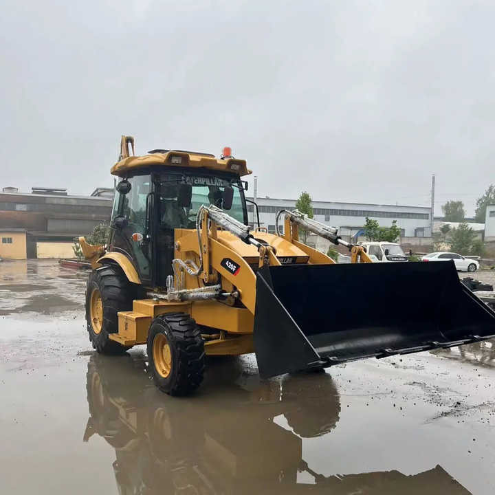 Used Wheel Loader CAT420F Caterpillar 420F Construction Machinery Mini Wheel Skid Steer Loader in Stock - Retroexcavadora: foto 4 Used Wheel Loader CAT420F Caterpillar 420F Construction Machinery Mini Wheel Skid Steer Loader in Stock - Retroexcavadora: foto 4