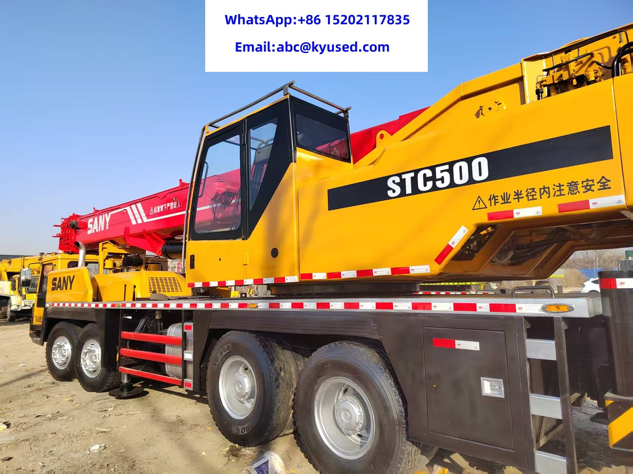 SANY STC500 STC750 STC800 STC1000 STC250 25TON 50TON 75TON 80TON 100TON - Autogrúa: foto 3 SANY STC500 STC750 STC800 STC1000 STC250 25TON 50TON 75TON 80TON 100TON - Autogrúa: foto 3