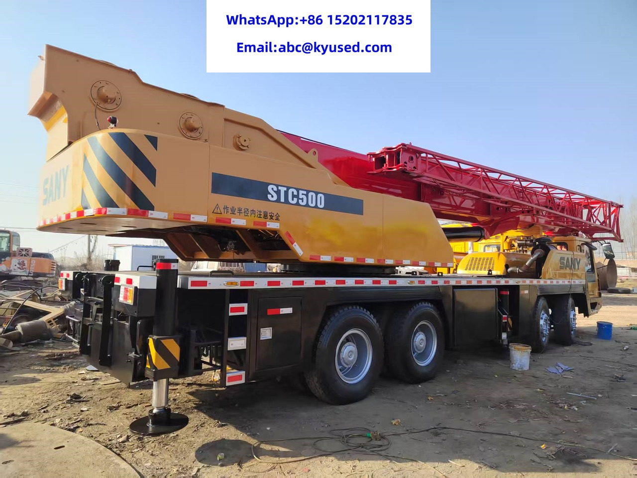 SANY STC500 STC750 STC800 STC1000 STC250 25TON 50TON 75TON 80TON 100TON - Autogrúa: foto 4 SANY STC500 STC750 STC800 STC1000 STC250 25TON 50TON 75TON 80TON 100TON - Autogrúa: foto 4
