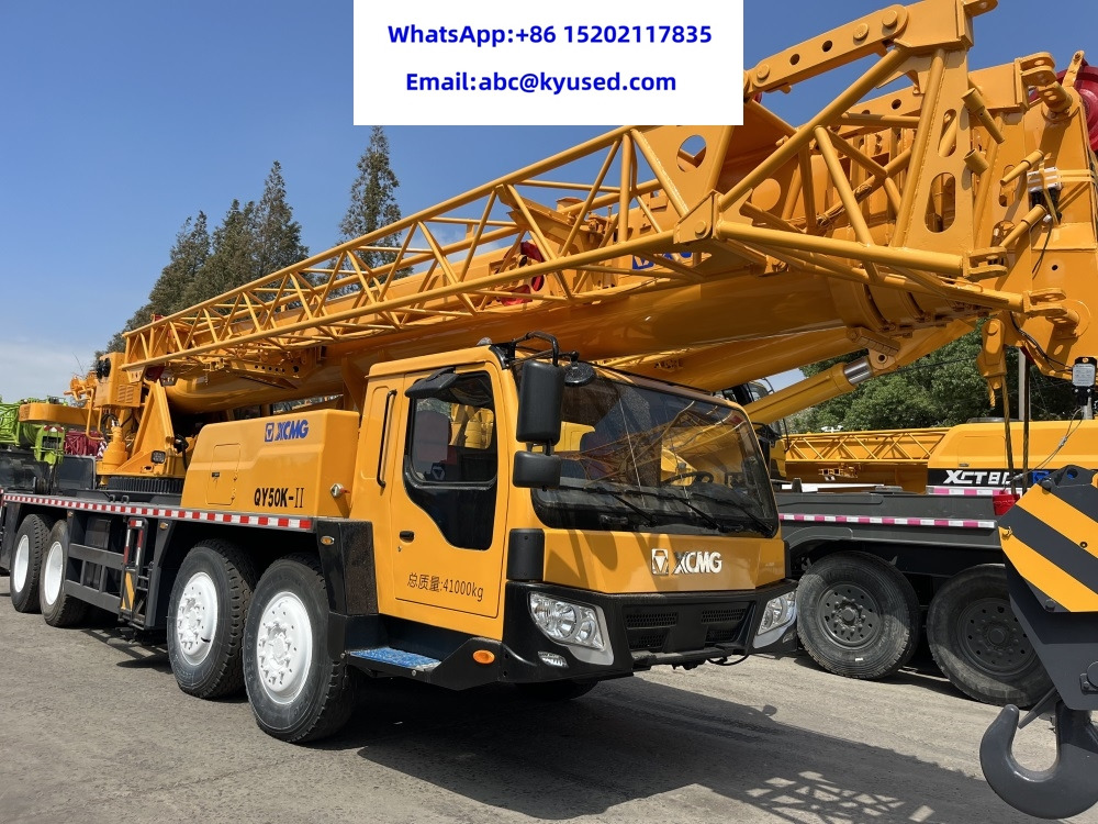 XCMG QY50K QY50K-2 QY55K XCT55 QY70K QY100K QY130K QY25K 25TON 30TON 50TON 35TON 70TON 100T 130T 160TON - Autogrúa: foto 4 XCMG QY50K QY50K-2 QY55K XCT55 QY70K QY100K QY130K QY25K 25TON 30TON 50TON 35TON 70TON 100T 130T 160TON - Autogrúa: foto 4