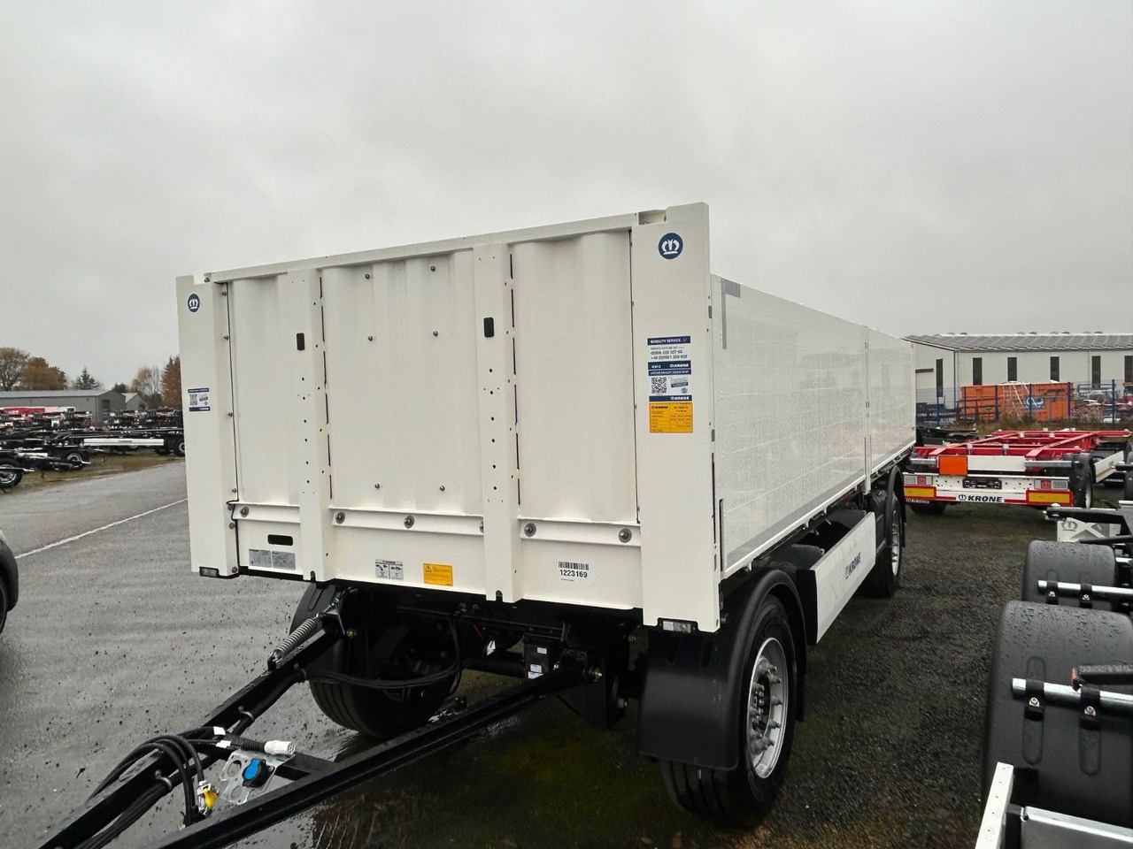 Krone AZP 18 eL42-BS Baustoff NEU - Remolque plataforma/ Caja abierta: foto 1 Krone AZP 18 eL42-BS Baustoff NEU - Remolque plataforma/ Caja abierta: foto 1