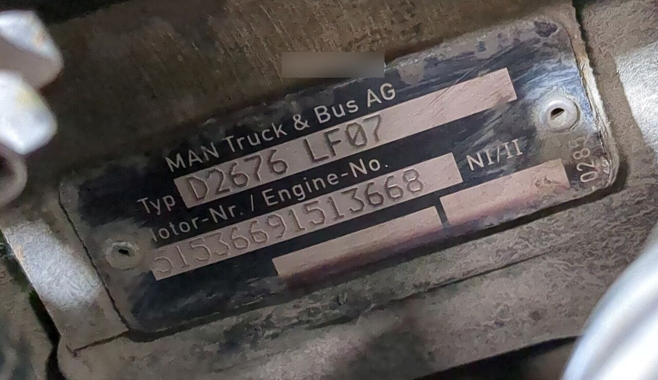 MAN D2676 LF07 MAN TGA, TGS, TGX - Motor para Camión: foto 2 MAN D2676 LF07 MAN TGA, TGS, TGX - Motor para Camión: foto 2