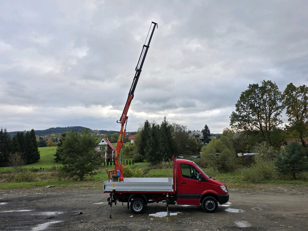 Mercedes-Benz Sprinter 418 CDI Skrzynia +HDS 10.5 M +Pilot ! 87000km ! - Furgoneta caja abierta: foto 5 Mercedes-Benz Sprinter 418 CDI Skrzynia +HDS 10.5 M +Pilot ! 87000km ! - Furgoneta caja abierta: foto 5